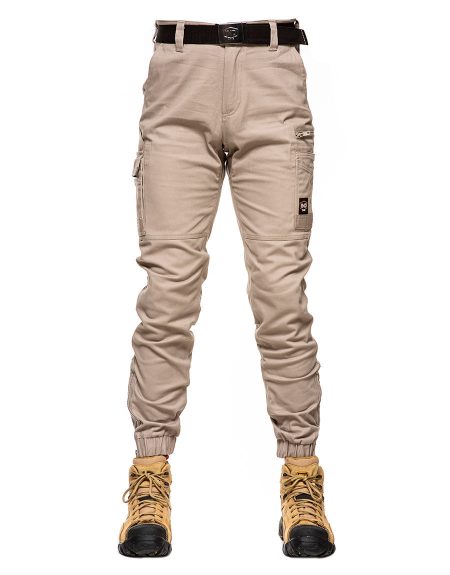 Regular Cuff Khaki Trousers Workwear for Sale